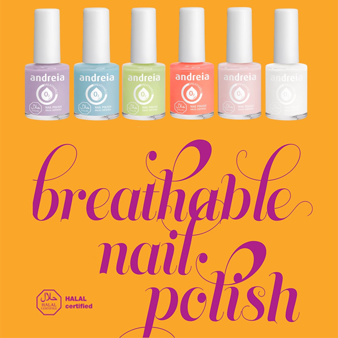 Andreia Halal Breathable Nail Polish Collection - The Pastels - Image 2