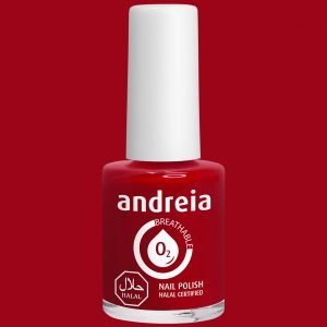 Alternative view of Andreia Halal Breathable Nail Polish - Water Steam Permeable - B17 Deep Red