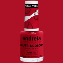 Alternative view of Andreia Professional NutriColor - Breathable Vegan Nail Polish NC38 Deep Red