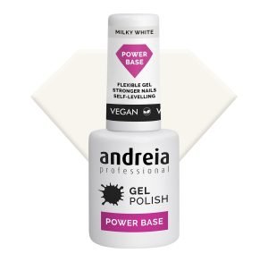 Andreia Professional Nail UV  and LED Gel Polish Power Base - Milky White