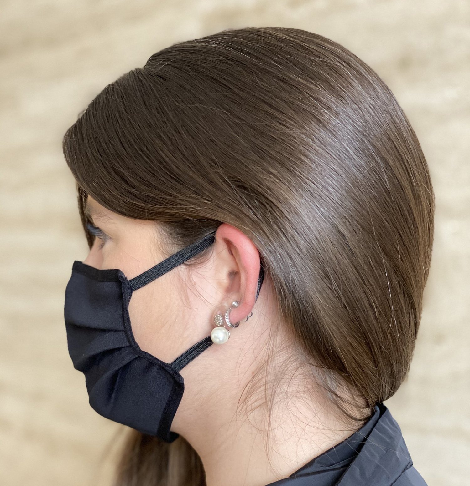 PPE Face Mask for Adult - Black - Reusable and Washable - Image 5