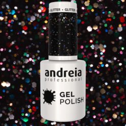 Alternative view of Andreia Nail Gel Polish - Colour 244 Black Glitter
