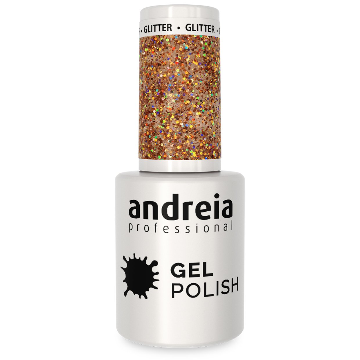 Andreia Nail Gel Polish - Colour 260 Gold Glitter