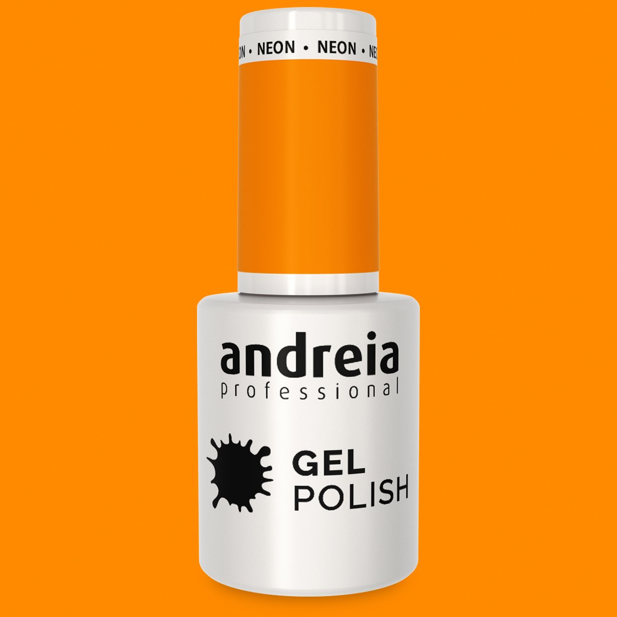 Andreia Nail Gel Polish - Colour 262 Neon Light Orange - Image 2