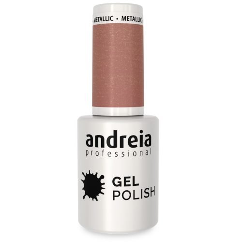 Andreia Gel Polish - Colour 273 Metallic Dark Nude