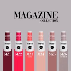 Andreia Professional Nail Gel Polish - Magazine MZ6 - Grey Nude - Image 4