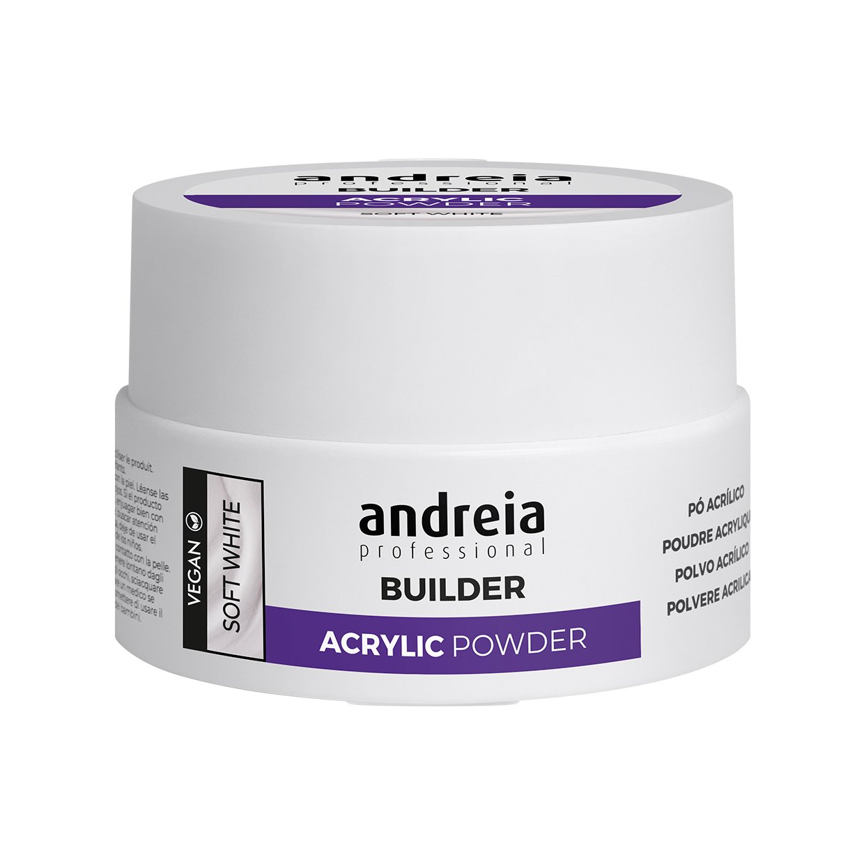 Andreia Professional Acrylic Nail Powder - Soft White - 20g