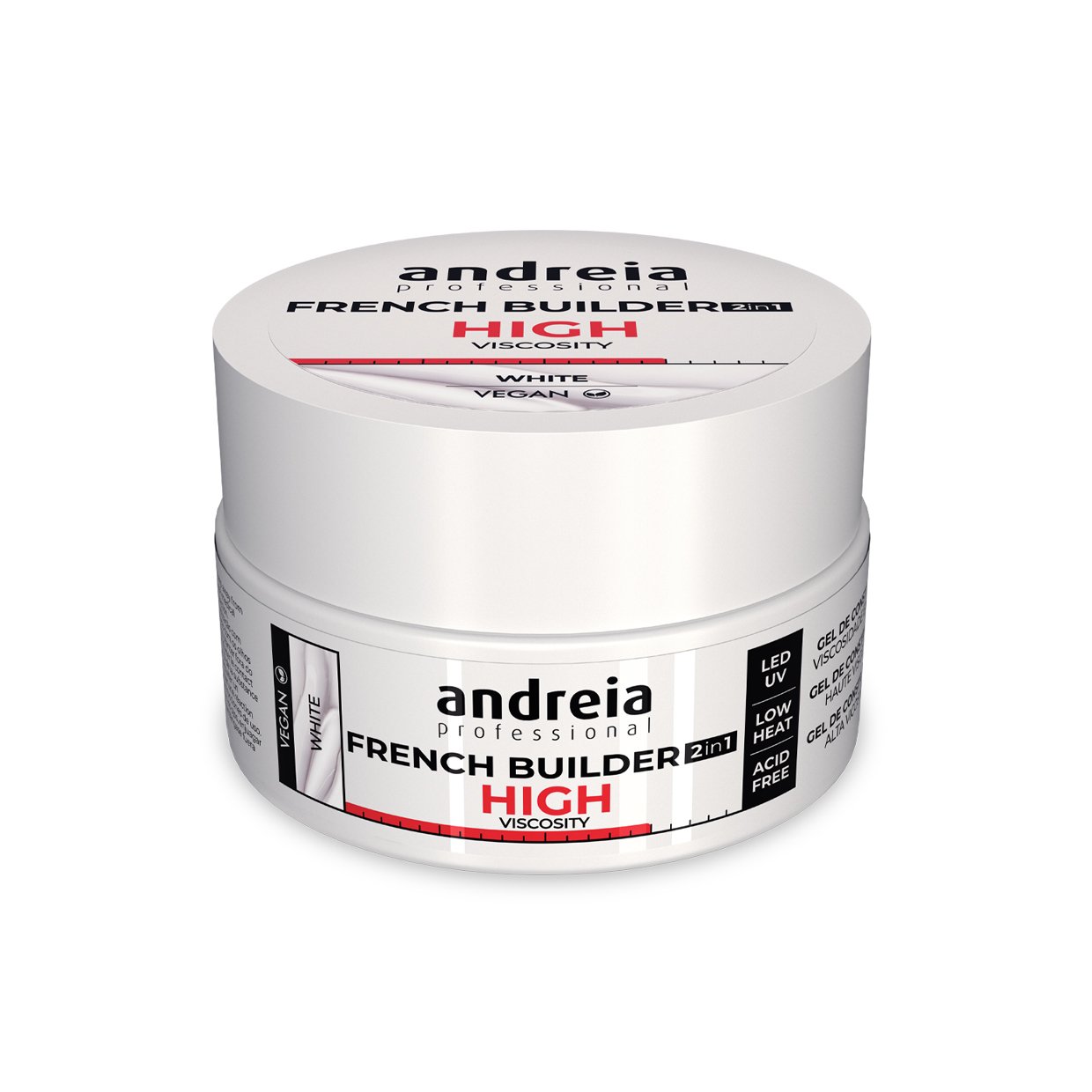 Andreia Professional French Builder - High Viscosity - White 22g