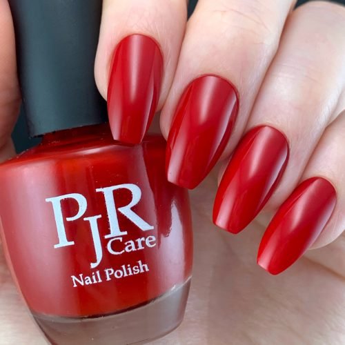 Alternative view of PJR Care - Halal Vegan Nail Polish - Choose To Be Healthy - Deep Red