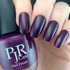 Alternative view of PJR Care - Halal Vegan Nail Polish - Full Of Courage - Eggplant (Dark Purple)
