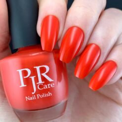 Alternative view of PJR Care - Halal Vegan Nail Polish - May Your Day Be Filled With Love - Fresh Red