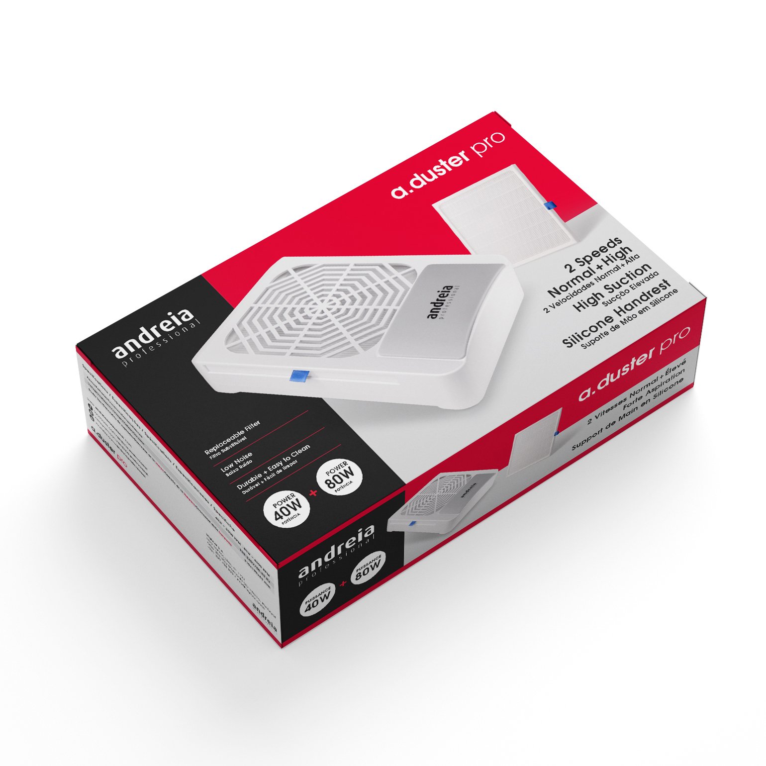 Andreia Professional - Nail Duster Pro - Nail Dust Extractor - UK Plug - Image 2