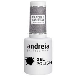 Andreia Professional Gel Polish CRACKLE BASE - SILVER