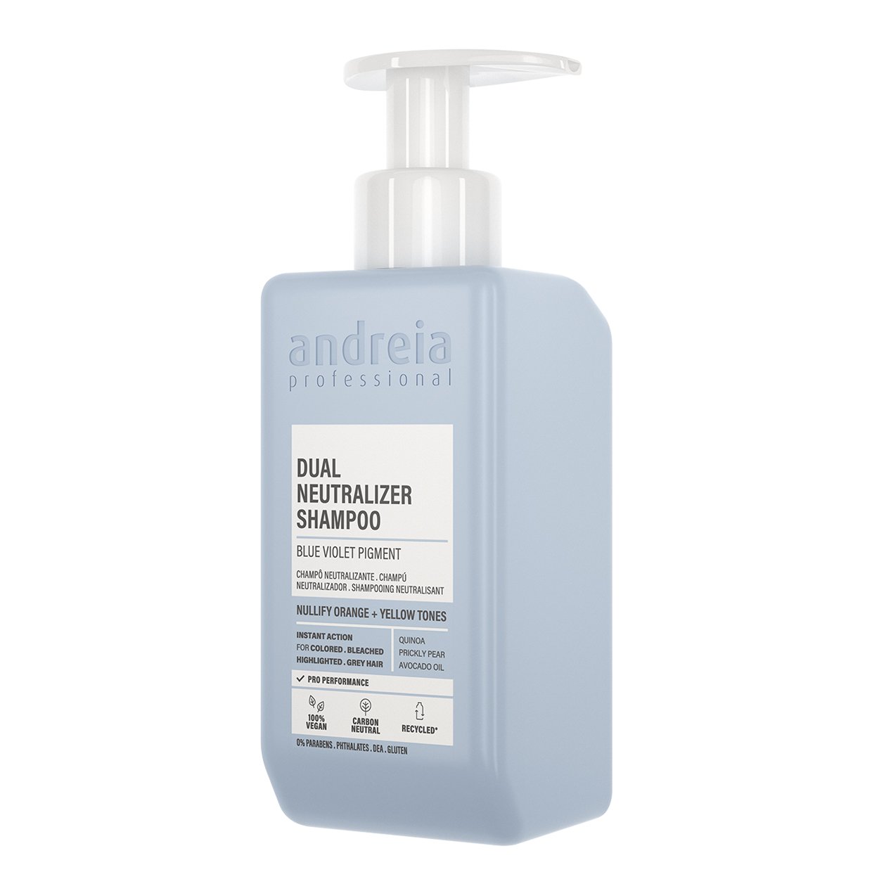 Andreia Professional Dual Neutralizer Purple Hair Shampoo - 300ml - Image 2