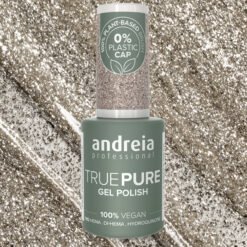 Alternative view of Andreia Professional True Pure – 100% Vegan, Hema Free Gel Polish - T04 Silver Glitter