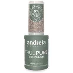 Andreia Professional True Pure – 100% Vegan, Hema Free Gel Polish - T04 Silver Glitter