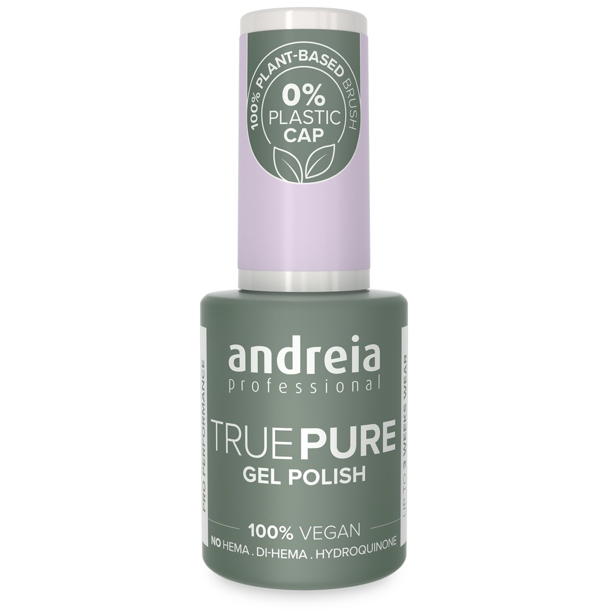 Andreia Professional True Pure – 100% Vegan, Hema Free Gel Polish - T10 Pastel Lavender