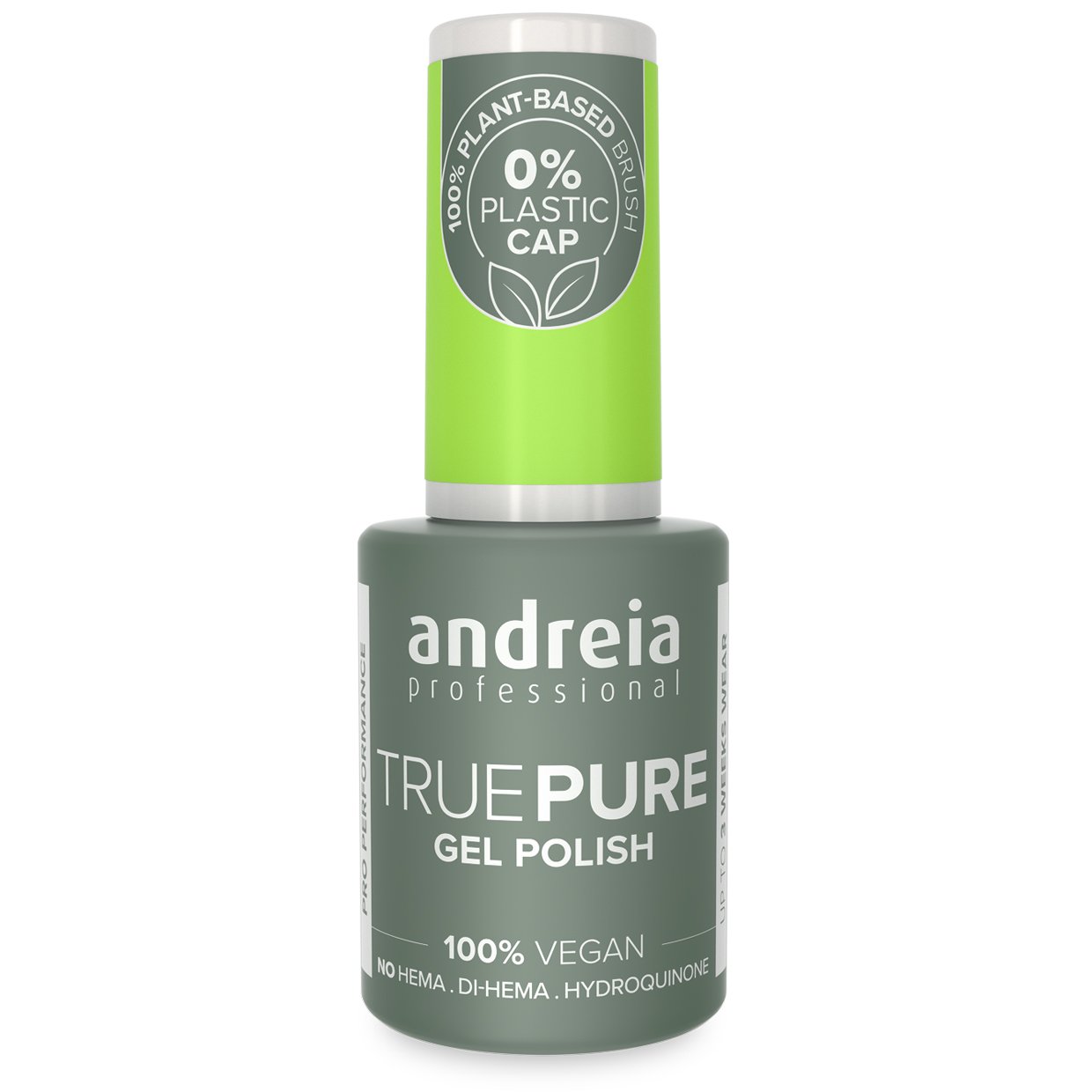 Andreia Professional True Pure – 100% Vegan, Hema Free Gel Polish - T14 Neon Green