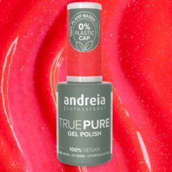 Alternative view of Andreia Professional True Pure – 100% Vegan, Hema Free Gel Polish - T20 Glitter Neon Pink