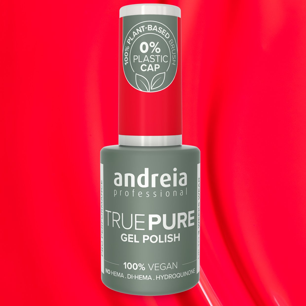 Andreia Professional True Pure - Hema Free Gel Polish - T21 Neon Reddish Pink - Image 2