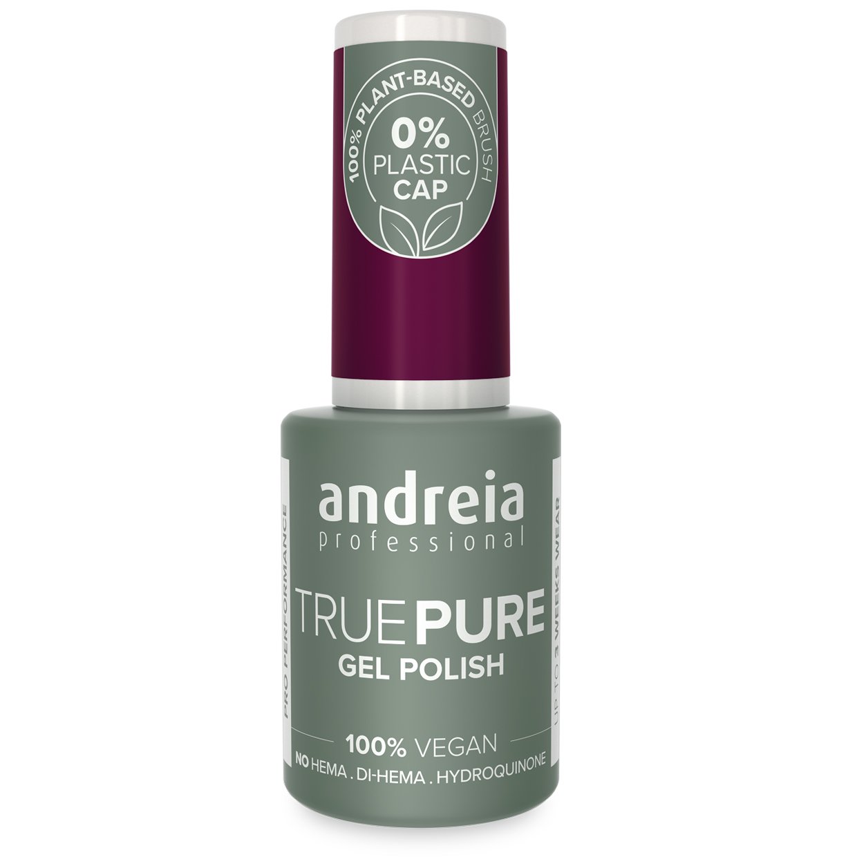 Andreia Professional True Pure – 100% Vegan, Hema Free Gel Polish - T41 Aubergine