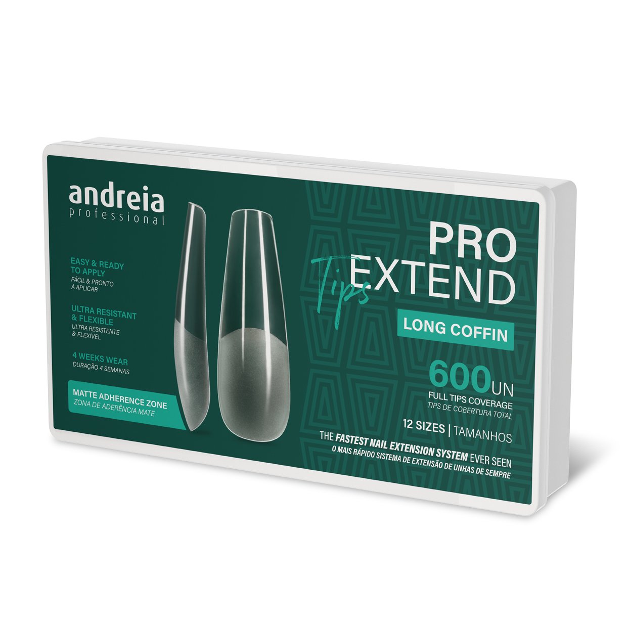 PRO EXTEND NAIL TIPS - Long Coffin