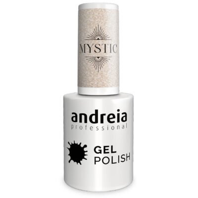 Andreia Professional Gel Polish - MYSTIC - MS2 Magic pink and gold translucent glitter