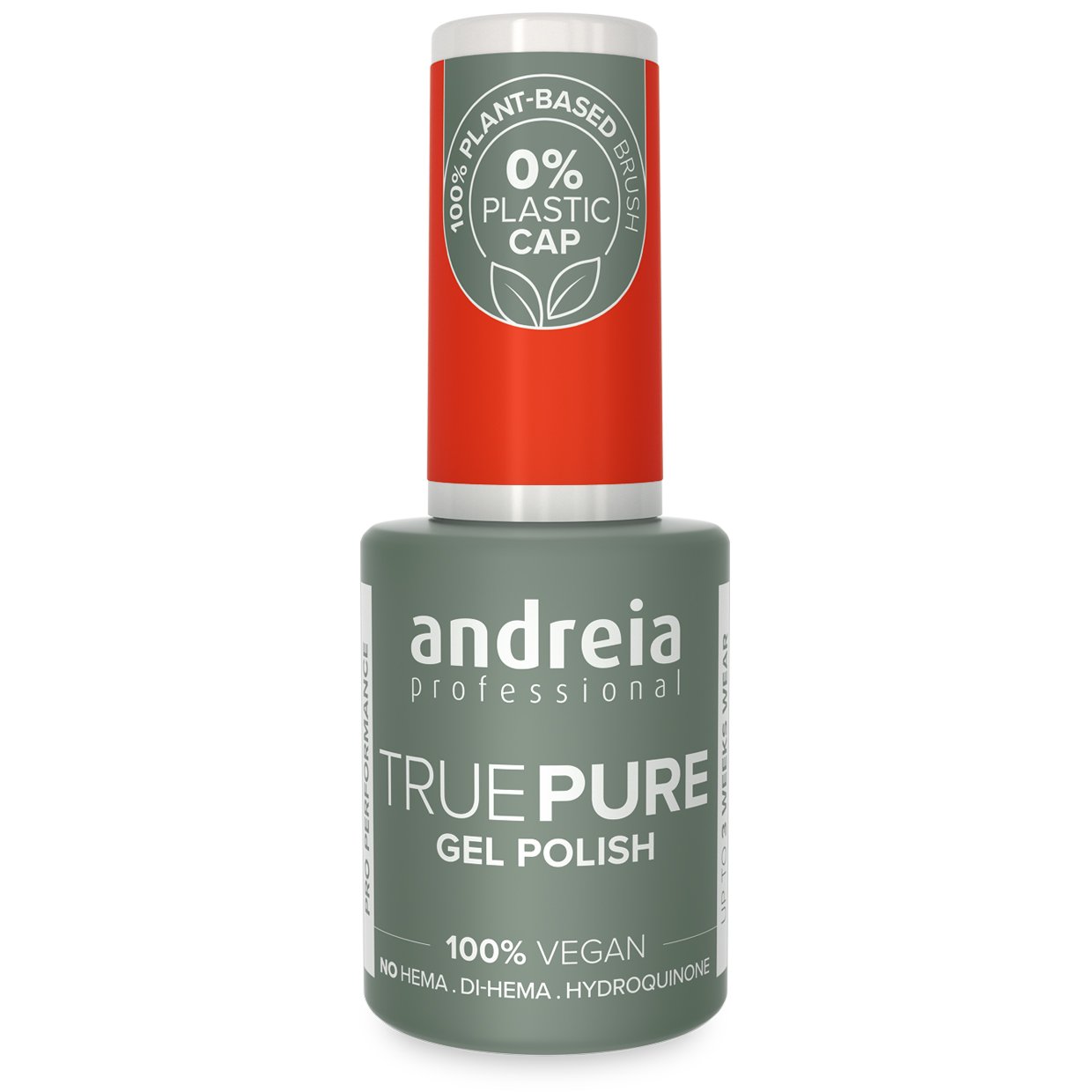 Andreia Professional True Pure - 100% Vegan Hema, Free Gel Polish - T47 Vibrant orange