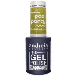Andreia Professional - The Gel Polish - POOL PARTY Ltd Collection - PP6 Green with Holographic Glitter