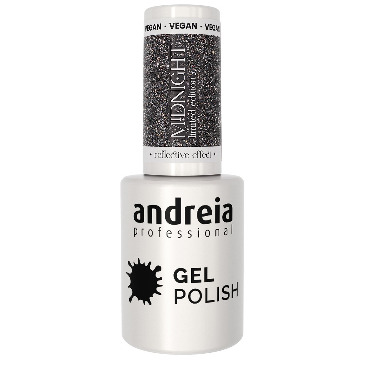 Andreia Professional - Midnight Reflective Effect Ltd Collection - MD5 3D Holographic Silver Glitter