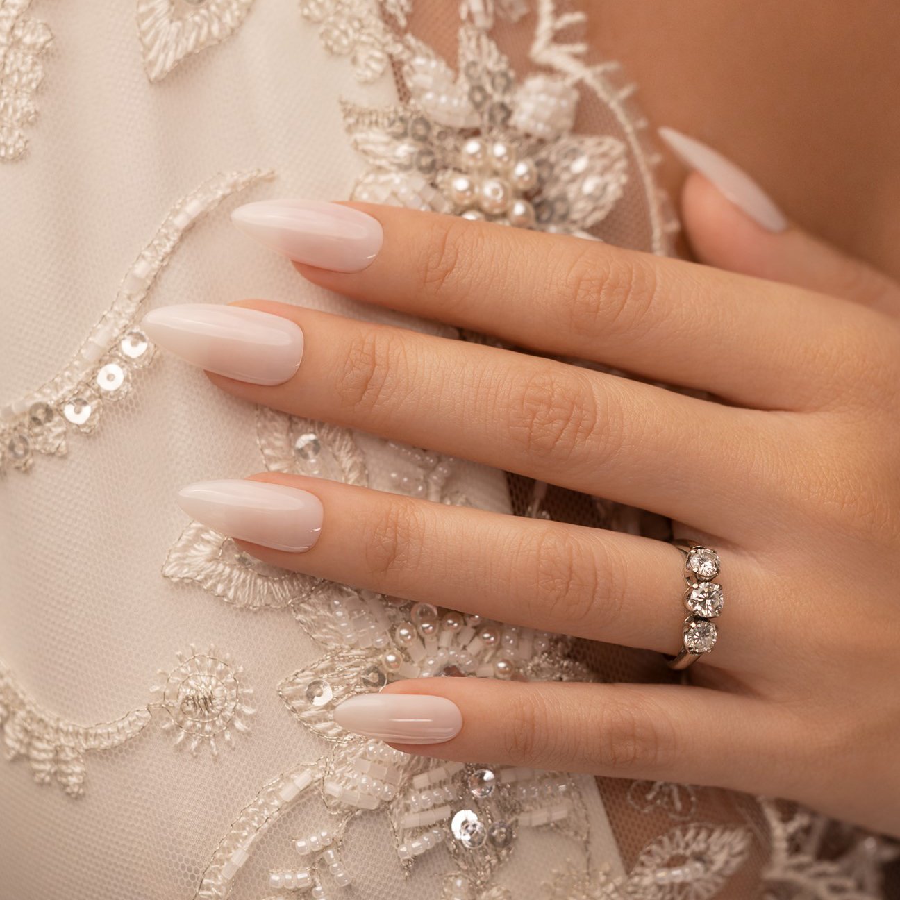 Andreia Professional Nail Gel Polish - I DO - ID4 Milky White - Image 2