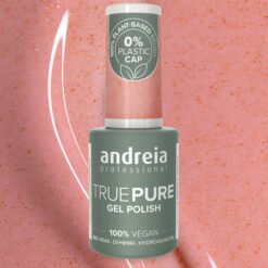 Alternative view of Andreia Professional True Pure – 100% Vegan, Hema Free Gel Polish - T58 Soft Pink with Copper Shimmer