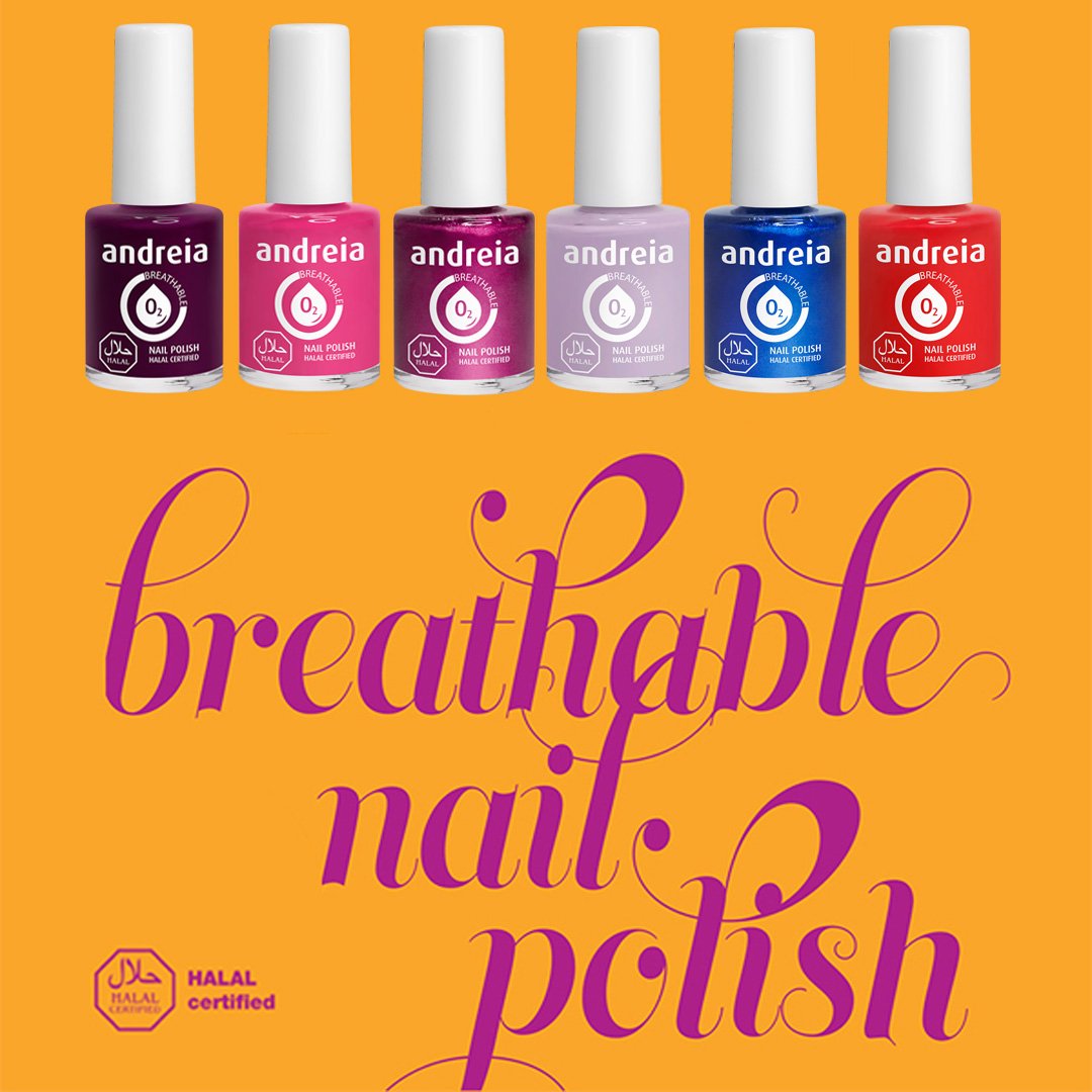 Andreia Halal Breathable Nail Polish Collection - Mix-it-Up Shades - Image 2