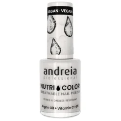 Andreia Professional NutriColor - Breathable Vegan Nail Polish NC1 White - 10.5ml