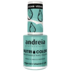 Andreia Professional NutriColor - Breathable Vegan Nail Polish NC33 Light Turquoise