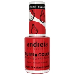 Andreia Professional NutriColor - Breathable Vegan Nail Polish NC37 Bright Red