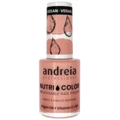 Andreia Professional NutriColor - Breathable Vegan Nail Polish NC7 Pink - 10.5ml