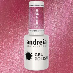 Andreia Professional - Nail Gel Polish - MEOWGIC Cat Eye Effect - MC3 Magnetic Pink Glitter - 10.5ml - Image 3