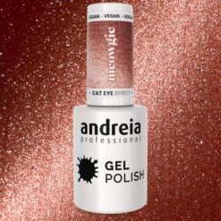 Andreia Professional - Nail Gel Polish - MEOWGIC Cat Eye Effect - MC4 Magnetic Copper Glitter - 10.5ml - Image 3