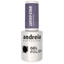 Andreia Professional Gel Polish - Lucky Star Ltd Collection - LS1 Dark purple blue with gold shimmers
