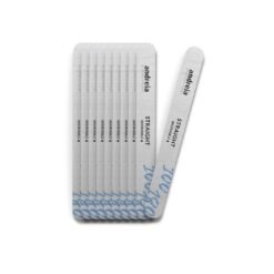 Andreia Straight Nail File - 100/180 Grit - 10 Pack