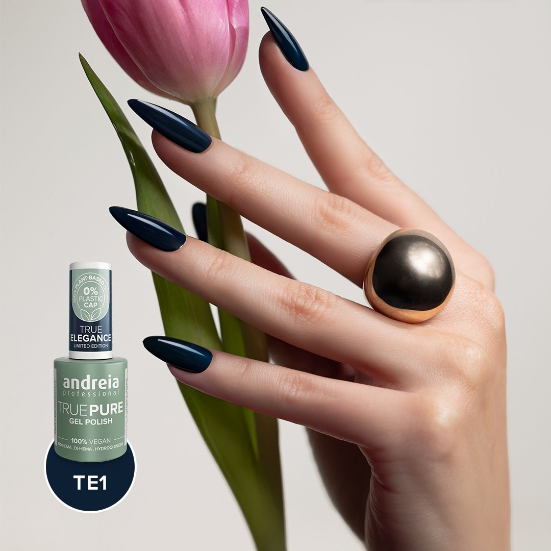 Andreia Professional - True Pure Hema Free Gel Polish - TE1 - Night Blue - Image 2