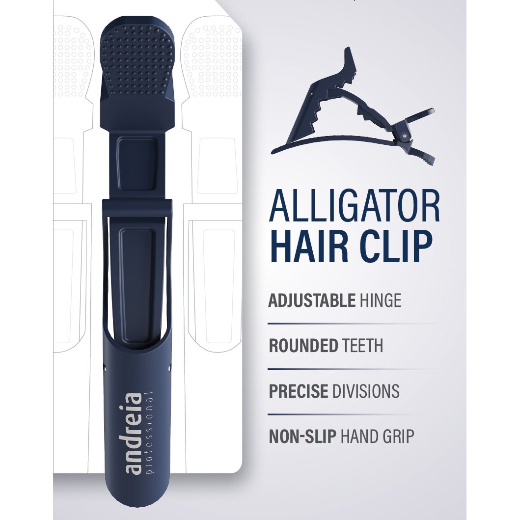 Andreia Professional Alligator Hair Clip - Box of 6 - Image 3