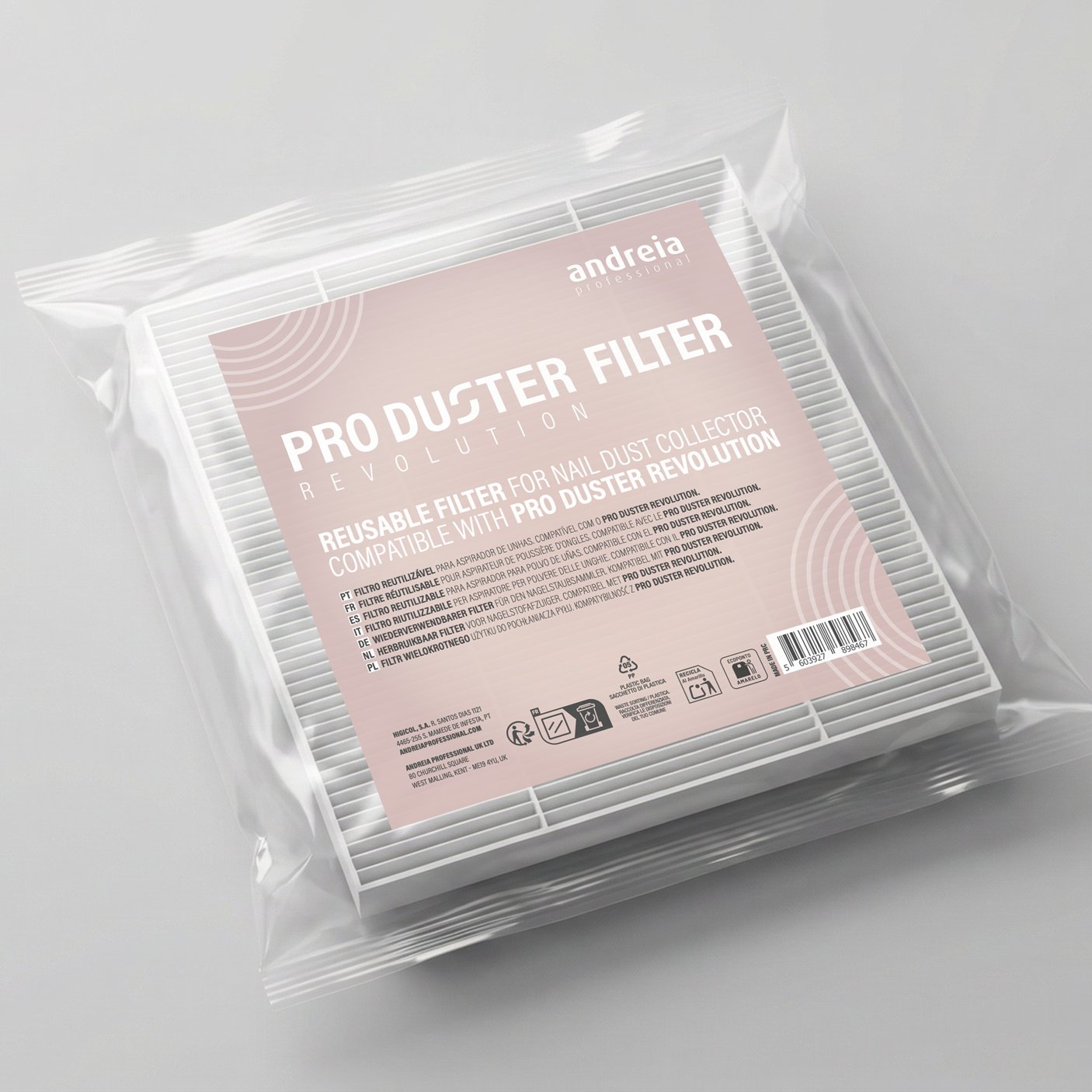 Andreia Professional PRO Duster Revolution - Reusable Compatible Filter - Image 2