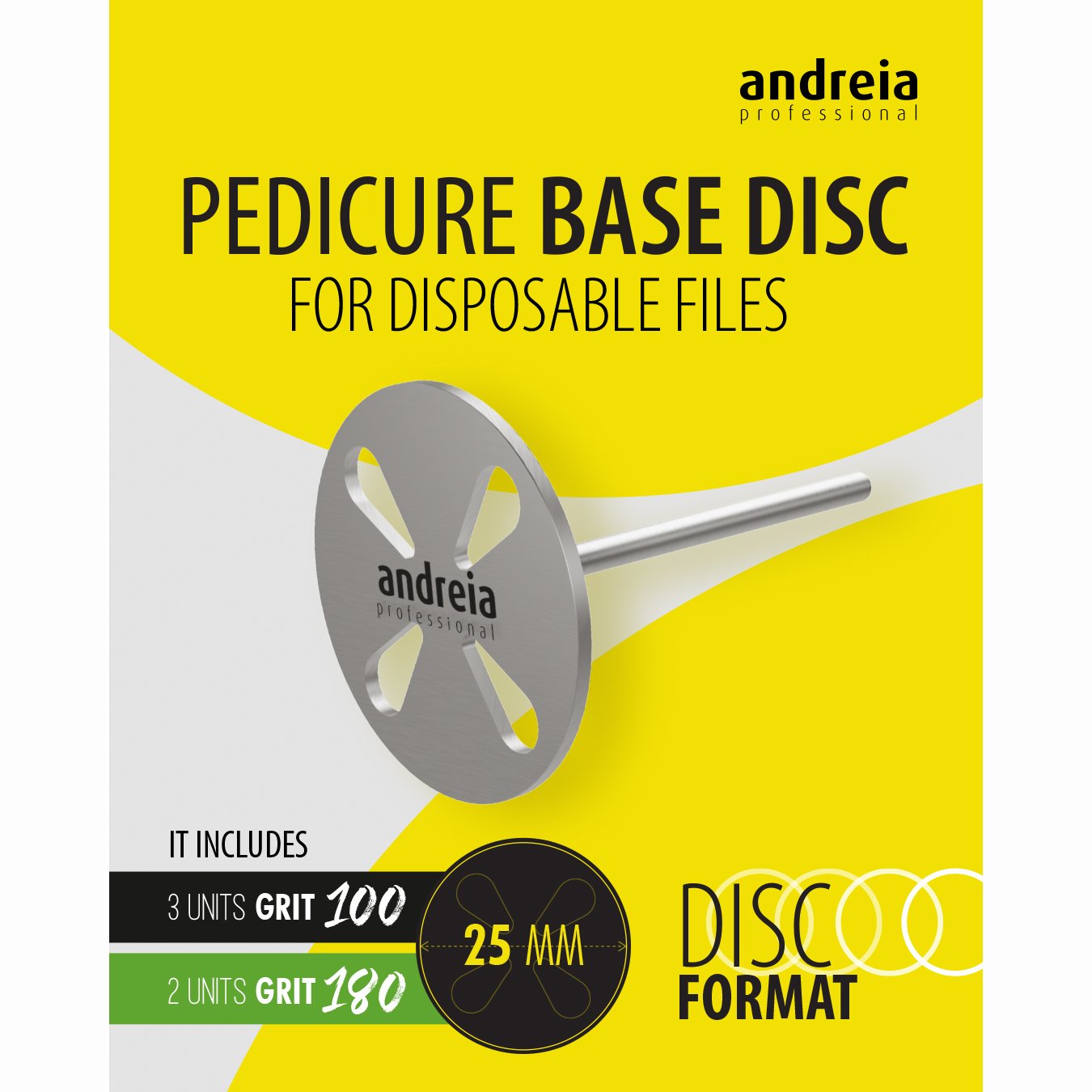 Andreia Professional E-File Pedicure Base Disc - Image 2