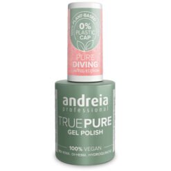 Andreia Professional - True Pure Hema Fee Gel Polish - Pure Diving Ltd Collection - PV5 Translucent Pink with multicolour shimmer