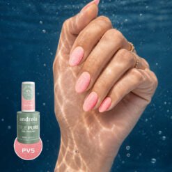Alternative view of Andreia Professional - True Pure Hema Fee Gel Polish - Pure Diving Ltd Collection - PV5 Translucent Pink with multicolour shimmer