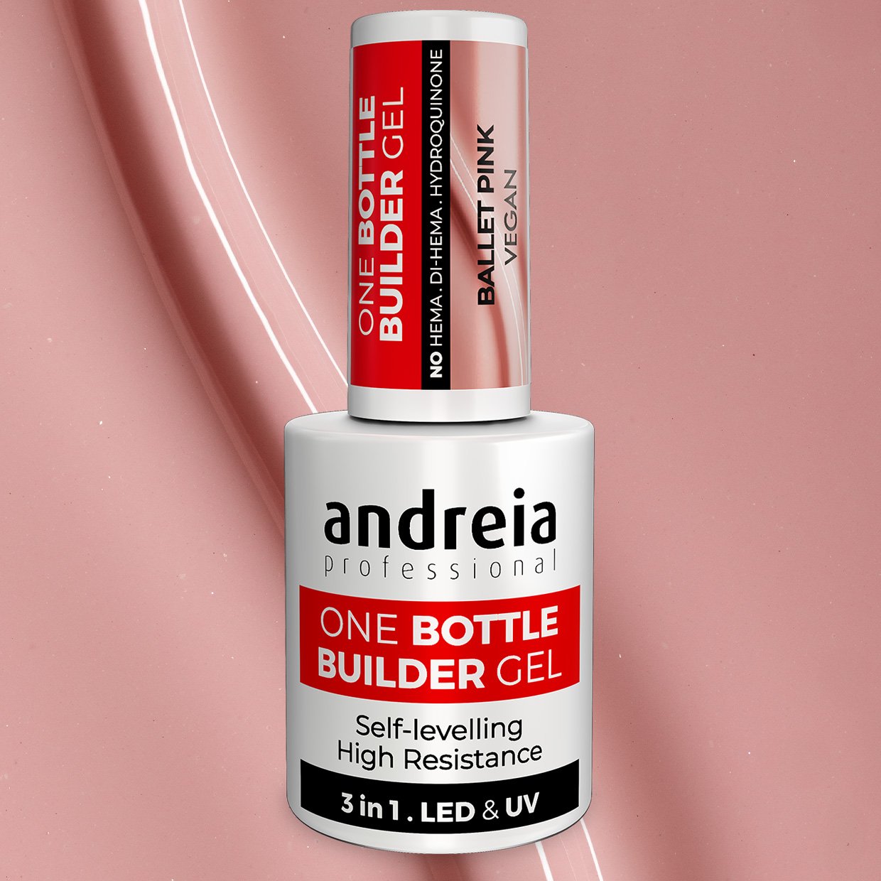 Andreia Professional - One Bottle Builder Gel 3 in 1 - Ballet Pink - Image 2
