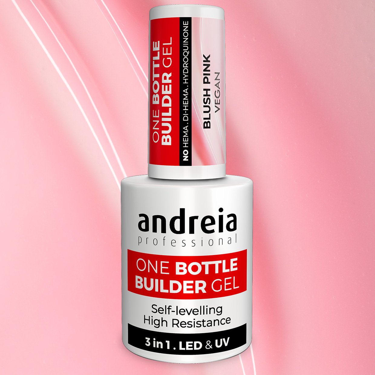 Andreia Professional - One Bottle Builder Gel 3 in 1 - Blush Pink - Image 2