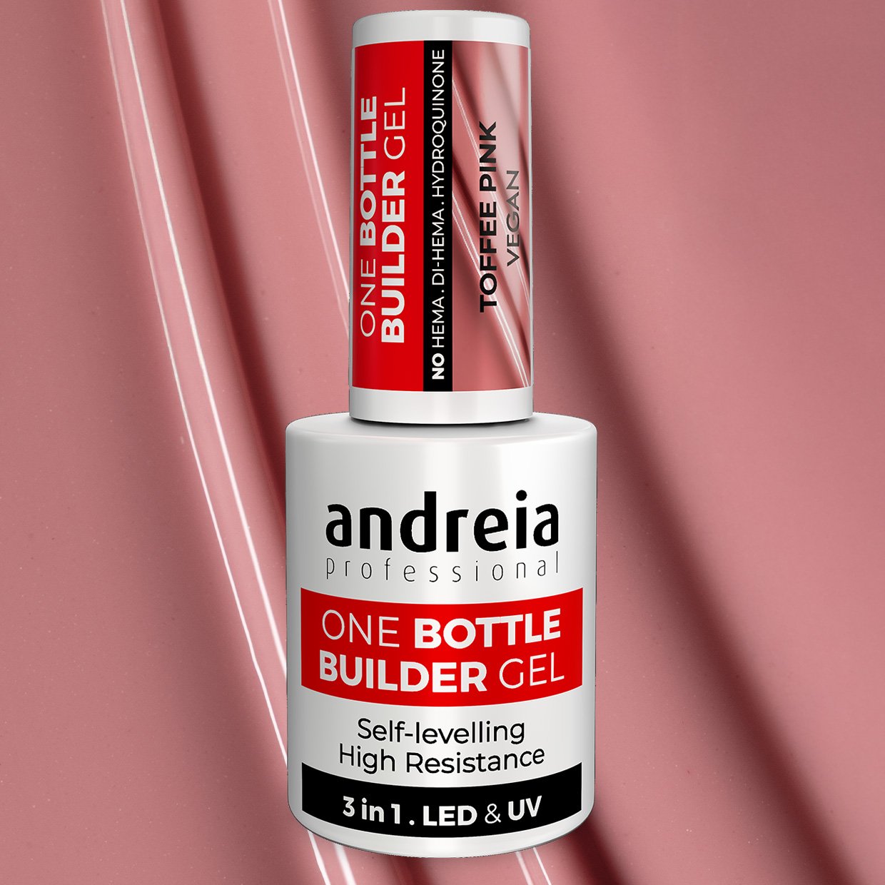 Andreia Professional - One Bottle Builder Gel 3 in 1 - Toffee Pink - Image 2